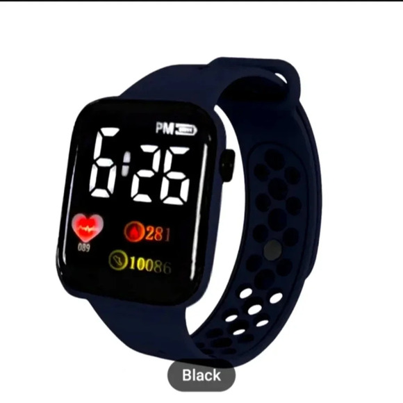 Men's Trendy Creative Dial, LED Electronic Watch, unisex..hypoallergenic..NWT - Picture 1 of 5